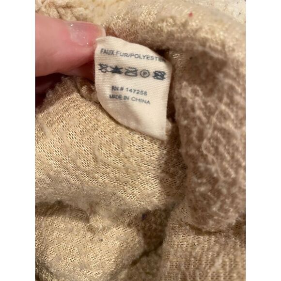 Simply Southern Women's Sherpa Pullover Jacket Cream Size M Casual Winter - Picture 9 of 9